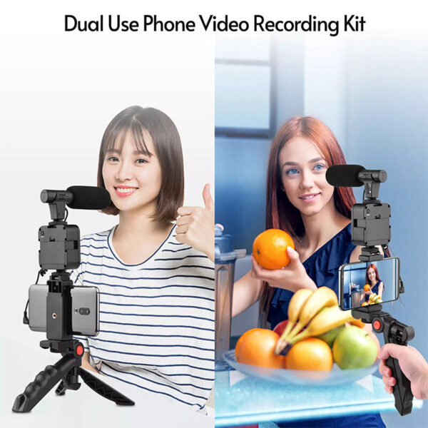 multifunctional-professional-vlogging-kit-with-tripod-led-video-light-and-phone-holder-innovative-gadgets